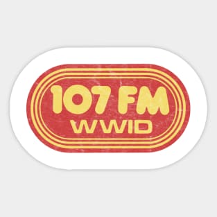 WWID 107 FM Gainesville Georgia Sticker